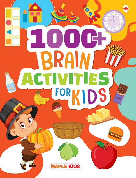 Brain Activity Book for Kids - 1008 activities for 5 to 8 Years Old Kids - Enhance the Child's Mind with 1008 Brain Booster Activities - Early Learning - Brain Boosting Activities for Children