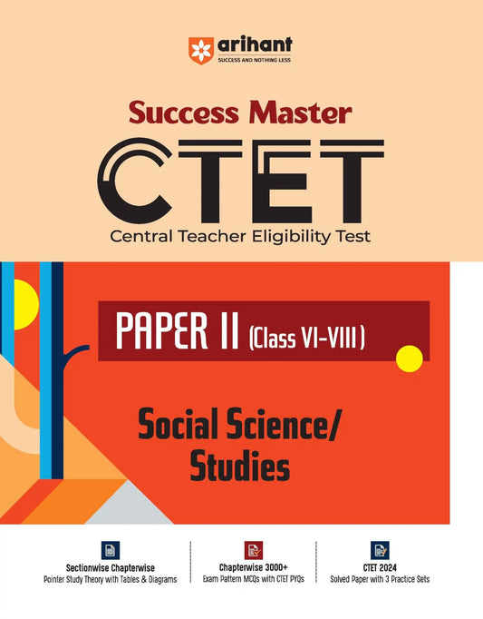 Arihant Ctet Social Science (Class Vi-Viii) Guide (D382)