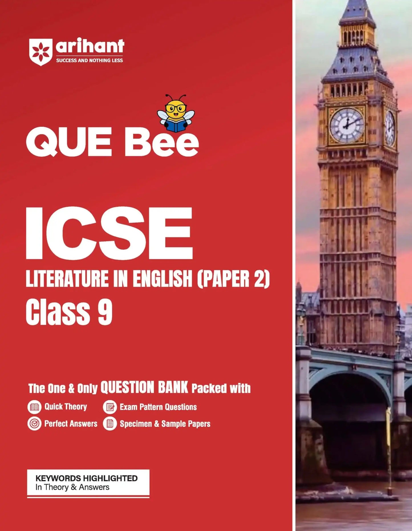 Arihant Que Bee Icse English Lit Bk 9