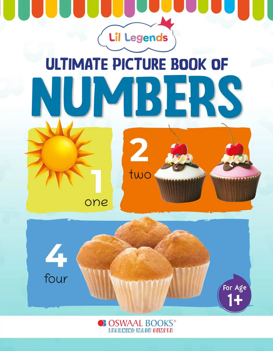 Oba Lil Legends Picture Bk For Kids Age 1+(Learn About Numbers)