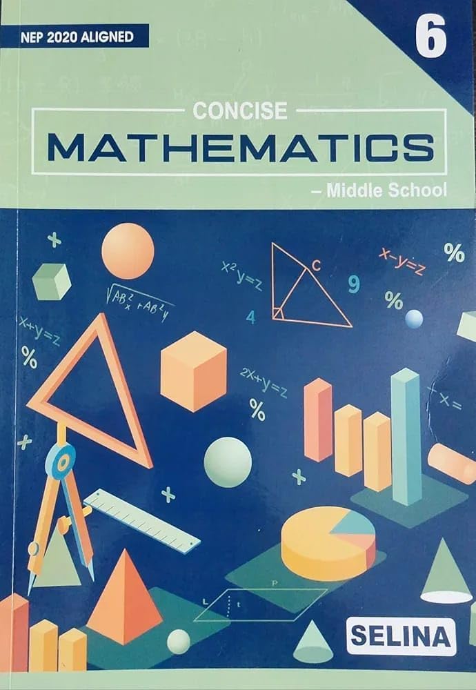 Selina Concise Mathematics Middle School class 6, 2026-27 By R.K. Bansal