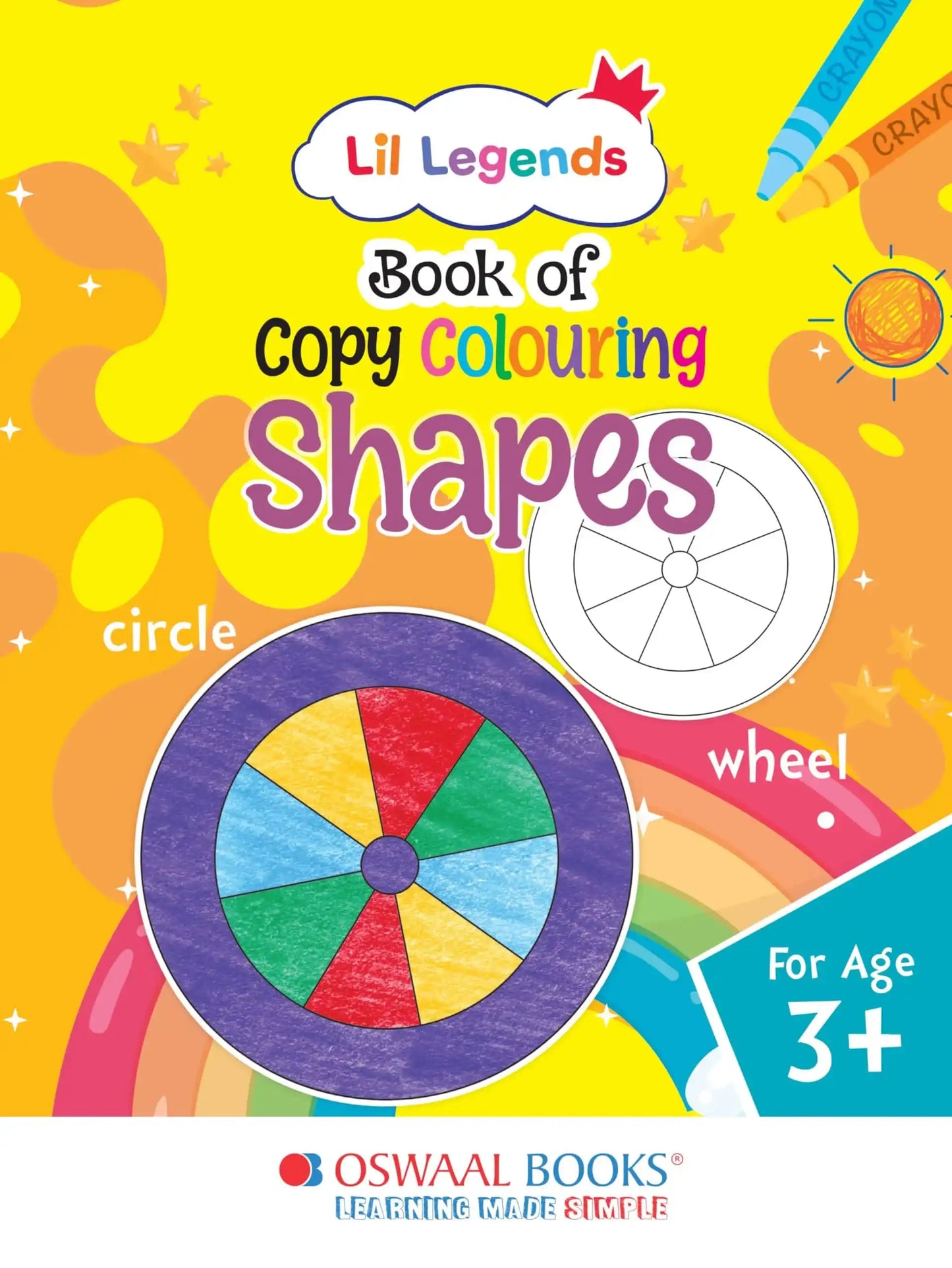 Oba Lil Legends Copy Colouring For Kids To Learn About (Shapes)