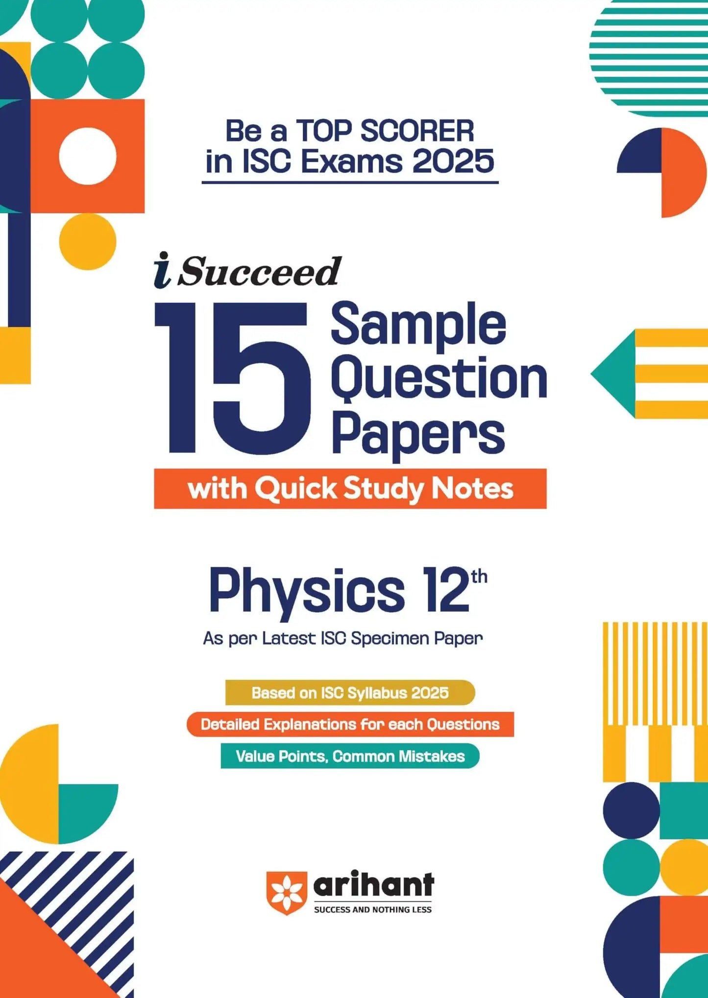 Arihant Isc Sqp Physics Bk 12