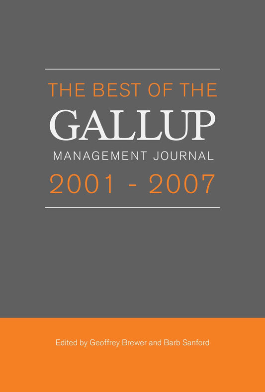 Best Of The Gallup Management Journal