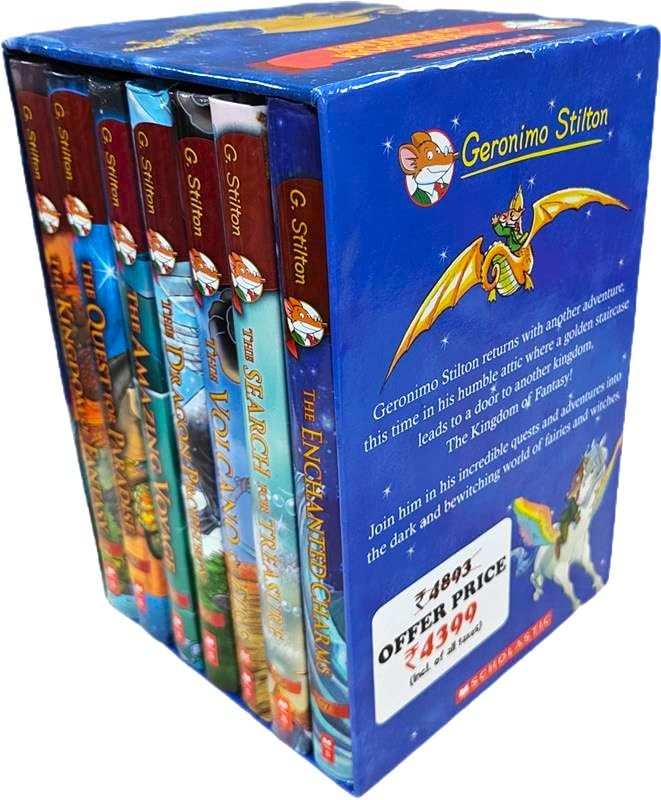 Geronimo Stilton: The Kingdom Of Fantasy (Pack Of 7 Books)