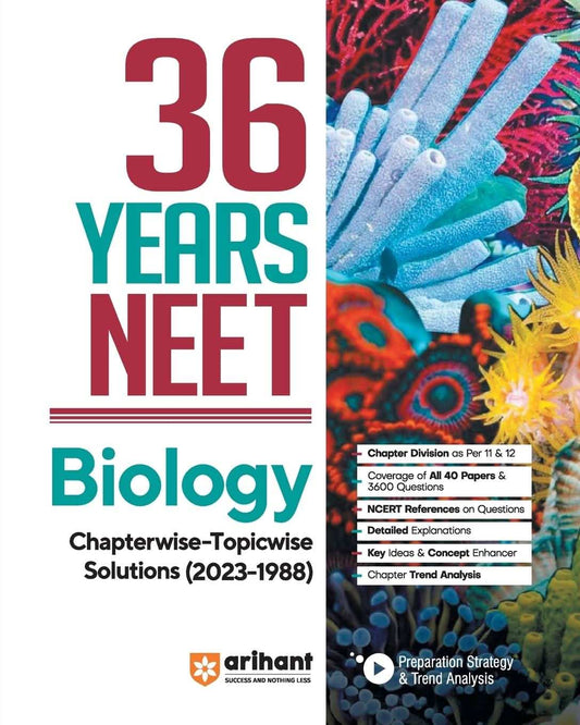 Arihant 36 Years Neet Biology