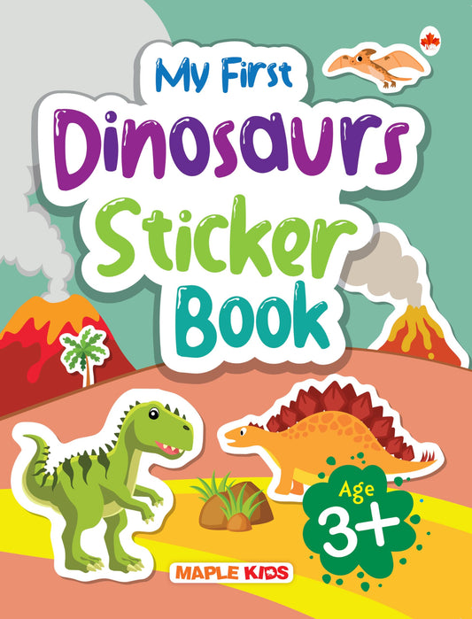My First Sticker Book - Dinosaurs - Activity Book for Kids with 50+ Stickers - Stickers for Children - Age 3+ Years