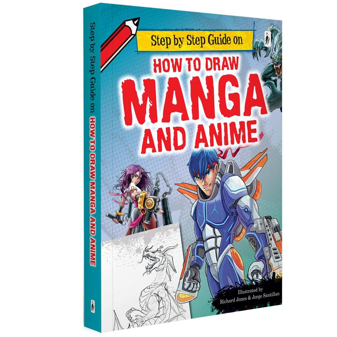 How To Draw Manga & Anime Set Of 6