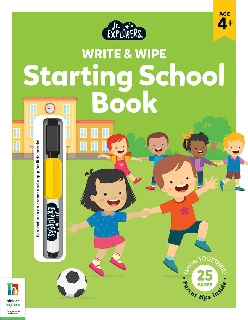 Write And Wipe: Starting School Book