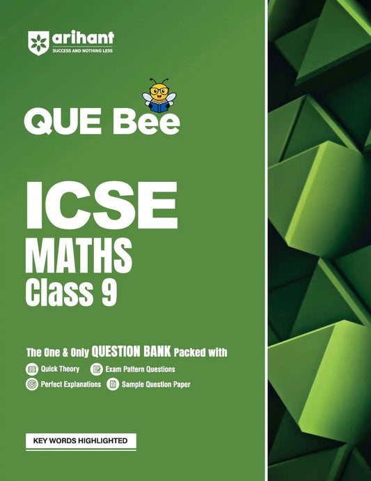 Arihant Que Bee Icse Maths Bk 9