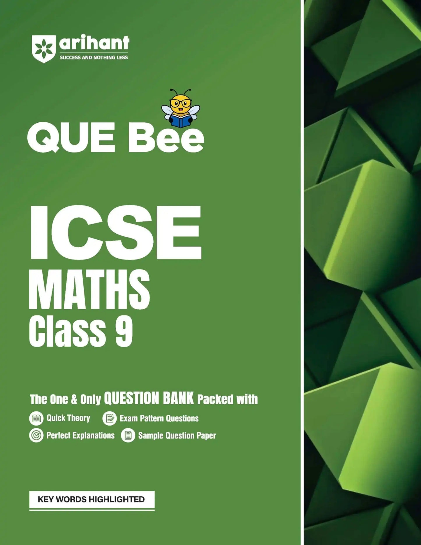 Arihant Que Bee Icse Maths Bk 9