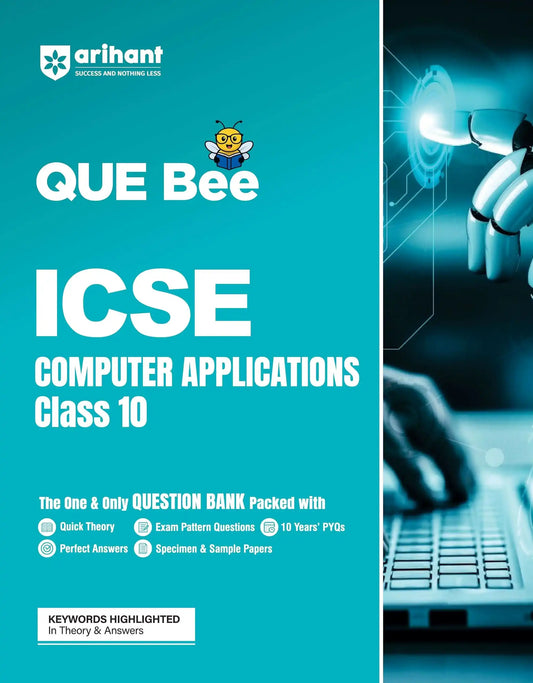 Arihant Que Bee Icse Computer App Bk 10