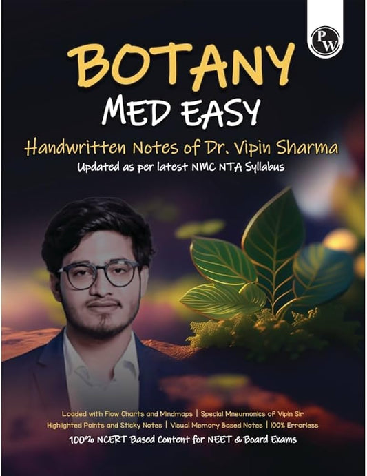 Botany Med Easy:Dr. Vipin Sharma Handwritten Notes | Flow Charts, Mind
