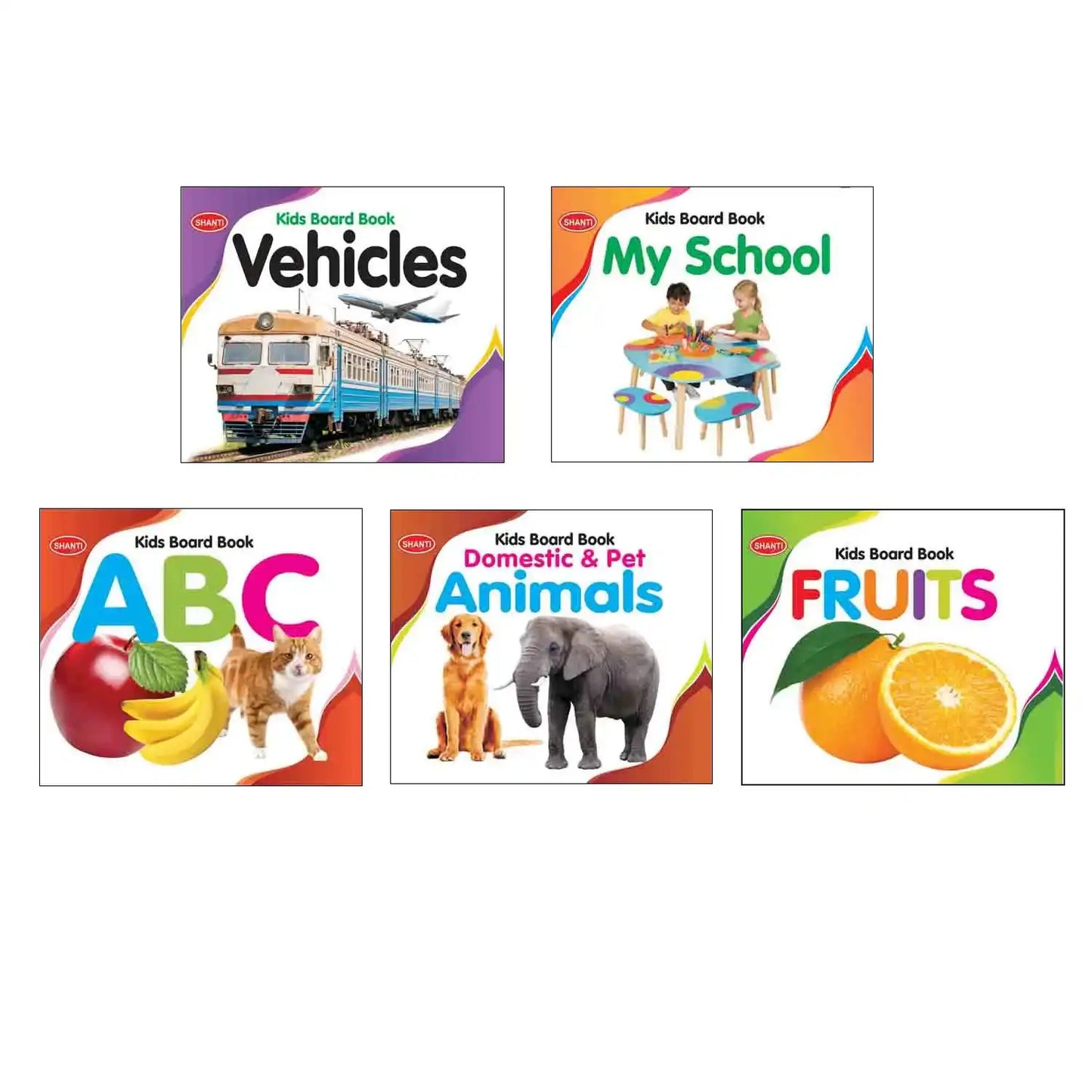 Kids Board Bk Fruits