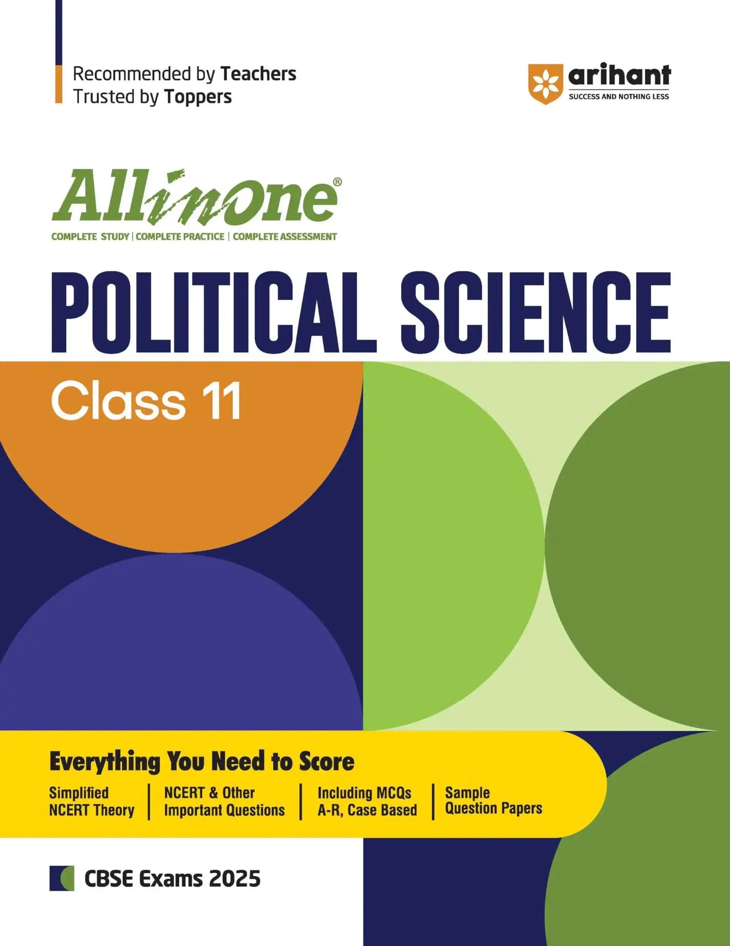 Arihant Aio Political Science Bk 11 [2025]