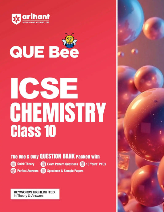 Arihant Que Bee Icse Chemistry Bk 10