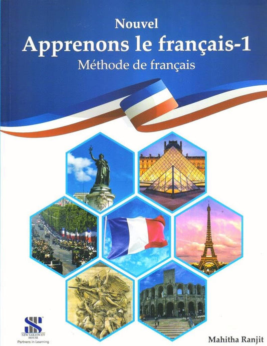 Apprenons Le Francais French Textbook 1 - by Mahitha Ranjit (2025-26)