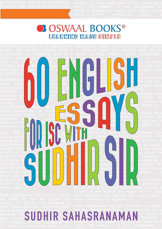Oba Isc 60 English Essay (2025)