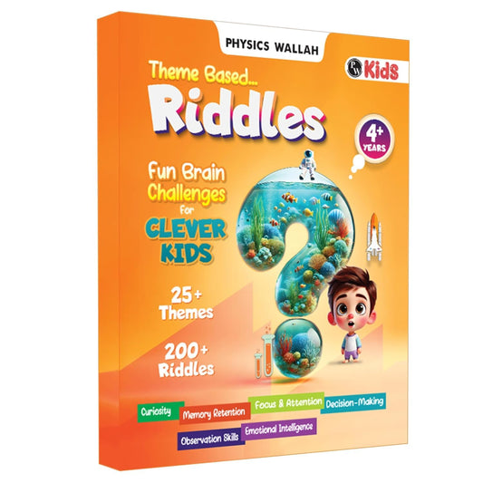 200+ Riddles Book for Kids on 25+ Themes