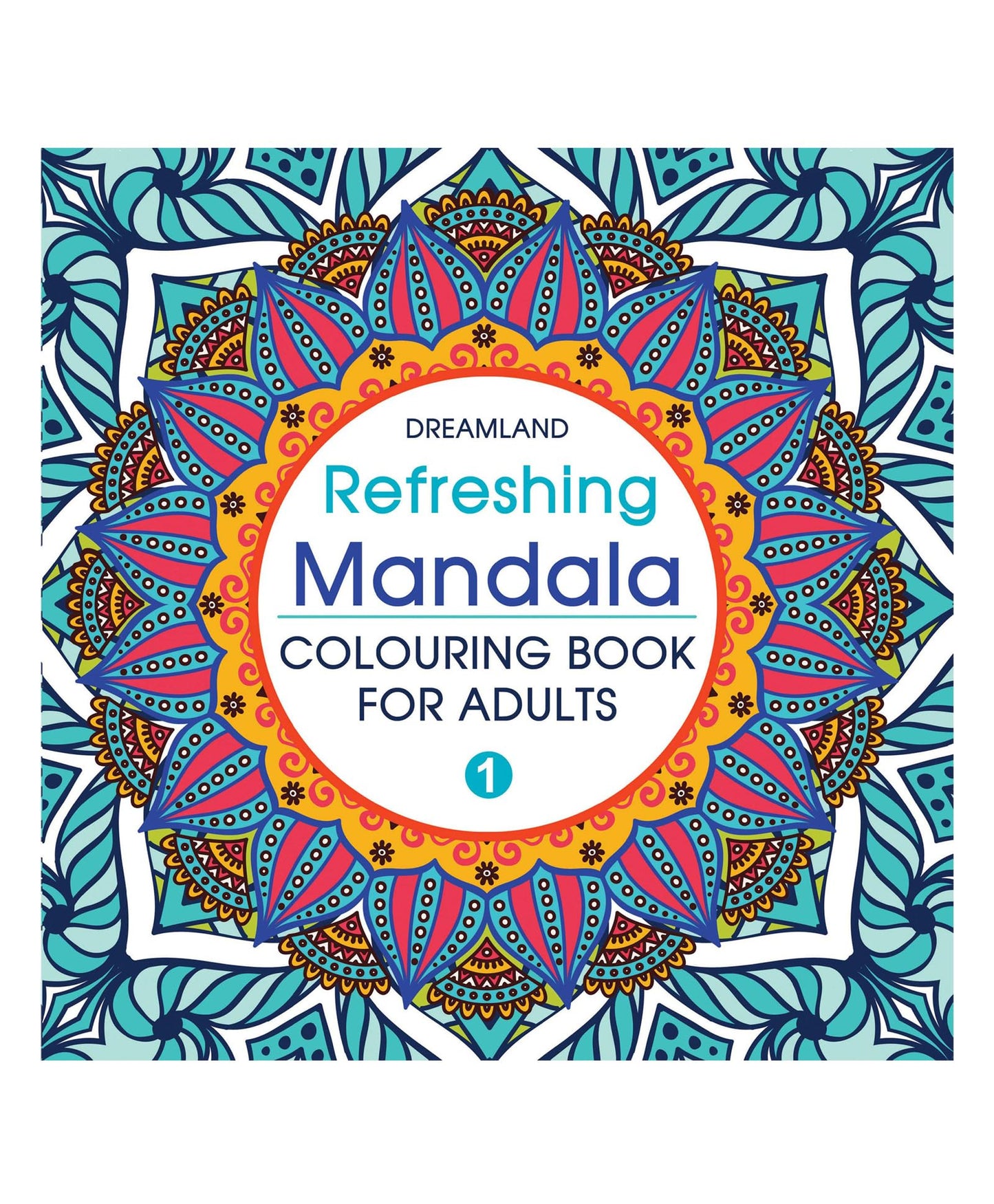 Refreshing Mandala – Colouring Book for Adults Book 1 | Intricate Mandala Designs for Mindfulness, Relaxation & Creativity | High Quality Paper for Pens, Pencils & Markers