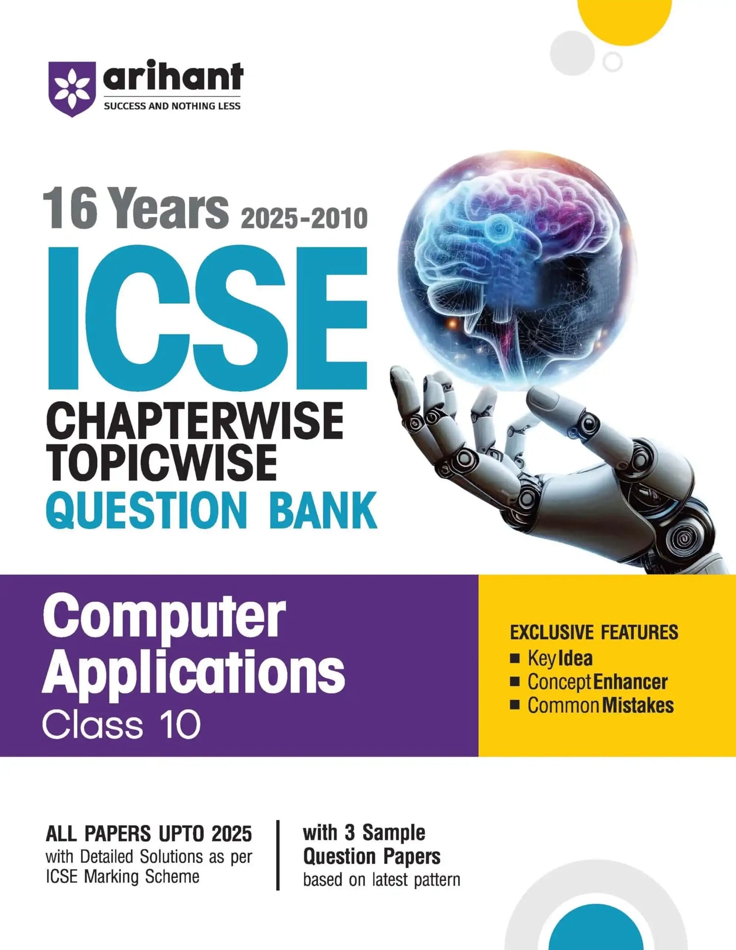 Arihant Icse Chapterwise Computer App Paper
