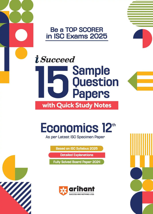 Arihant Isc Sqp Economics Bk 12