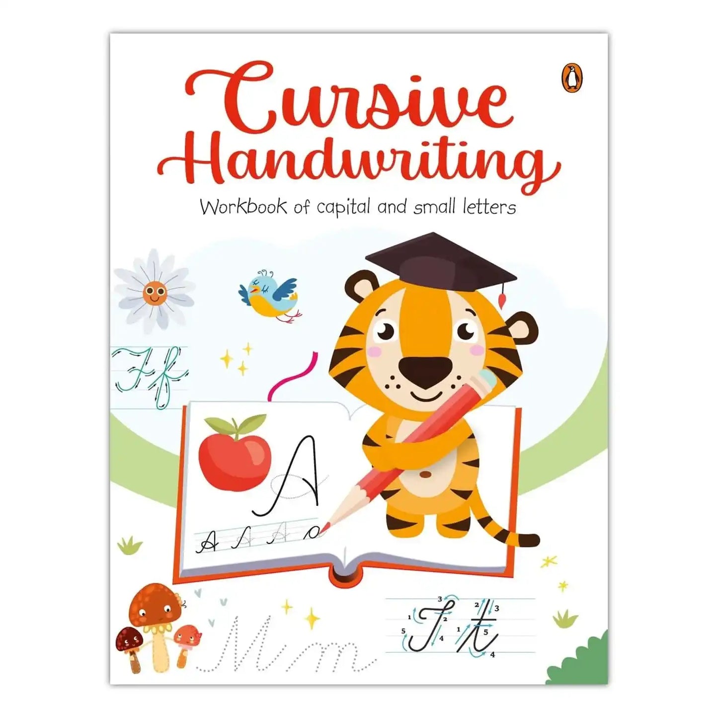 Cursive Handwriting: Workbook Of Capital And Small Letters