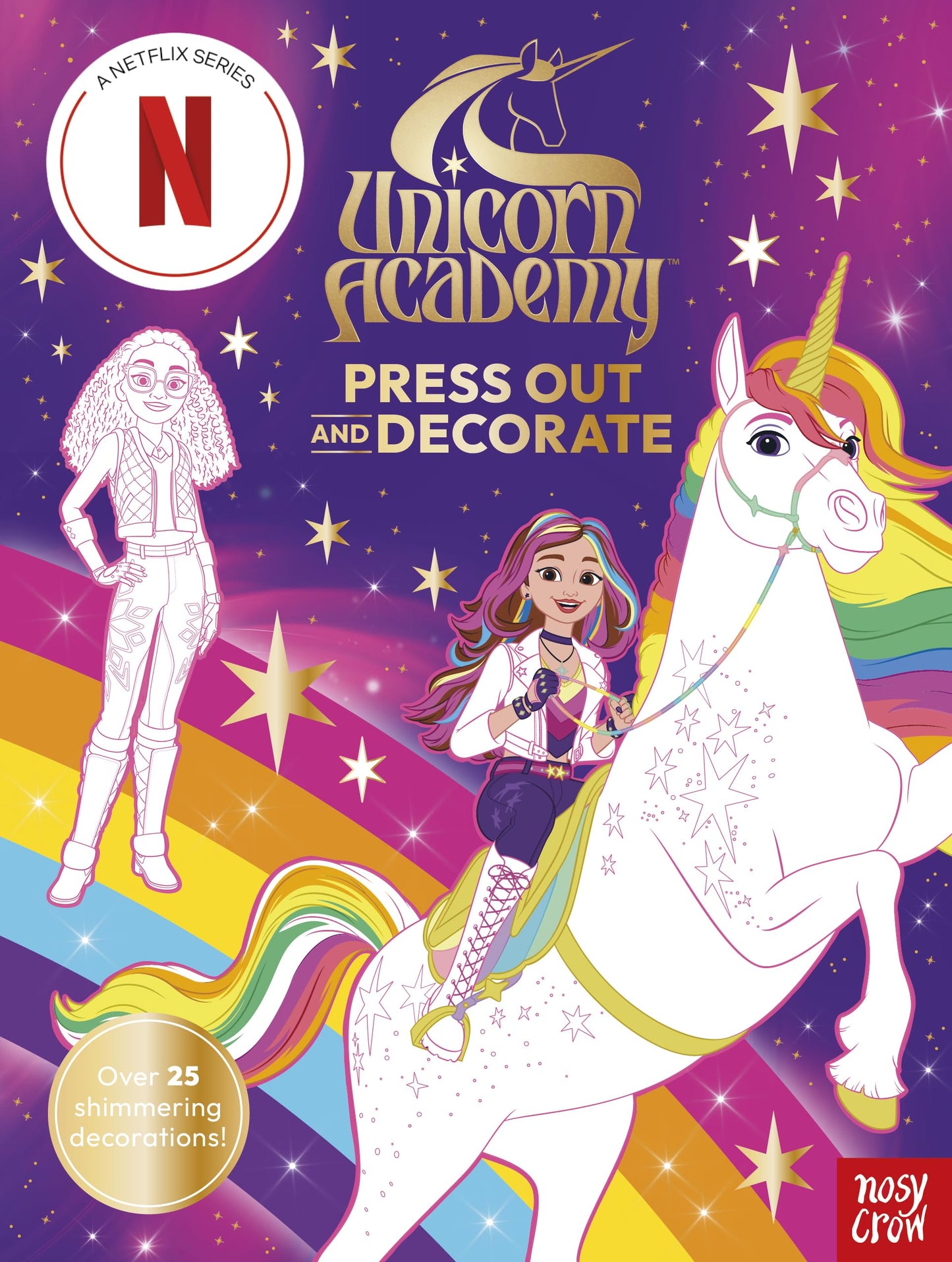 Unicorn Academy: Press Out And Decorate