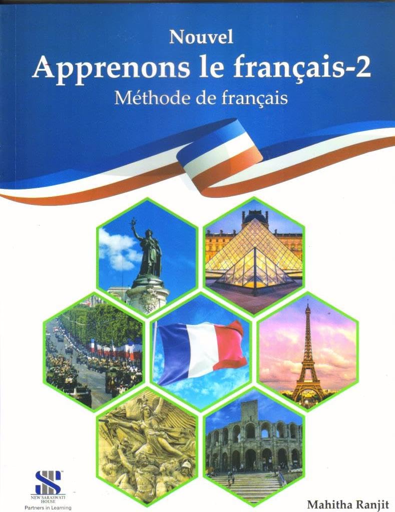 Apprenons Le Francais French Textbook 2 - by Mahitha Ranjit (2025-26)