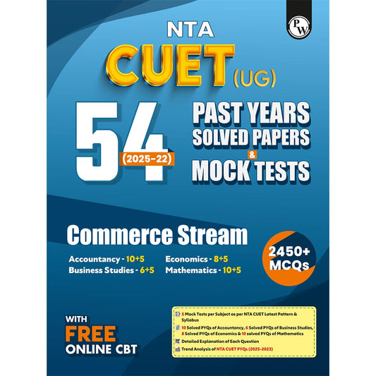 PW CUET Commerce Stream Paperwise PYQs