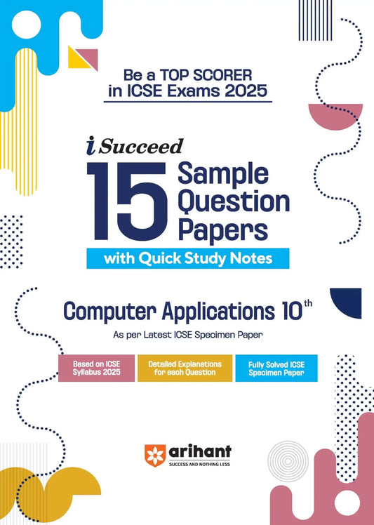 Arihant Icse Sqp Computer App Bk 10