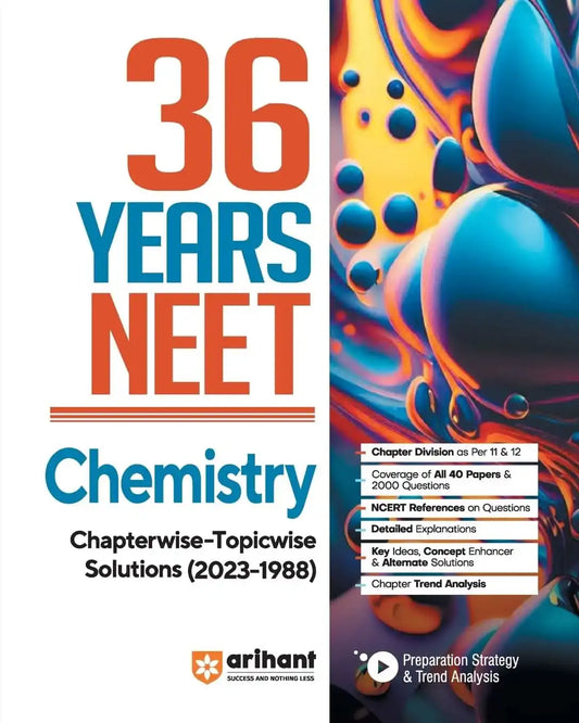 Arihant 36 Years Neet Chemistry