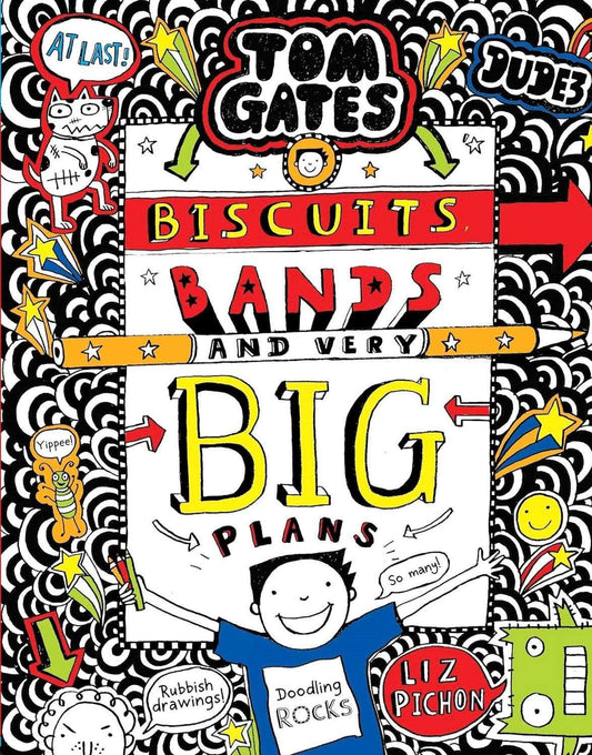 Tom Gates #14 Biscuits Bands And Very Big Plans Pb
