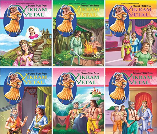 stories for children-Famous Tales from Vikram-Vetal (English)- 1-2-3-4-5-6-Combo-1 of 6 Books