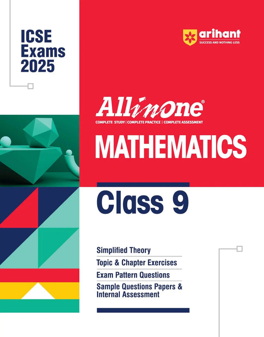 Arihant Aio Icse Maths Bk 9 (2025)