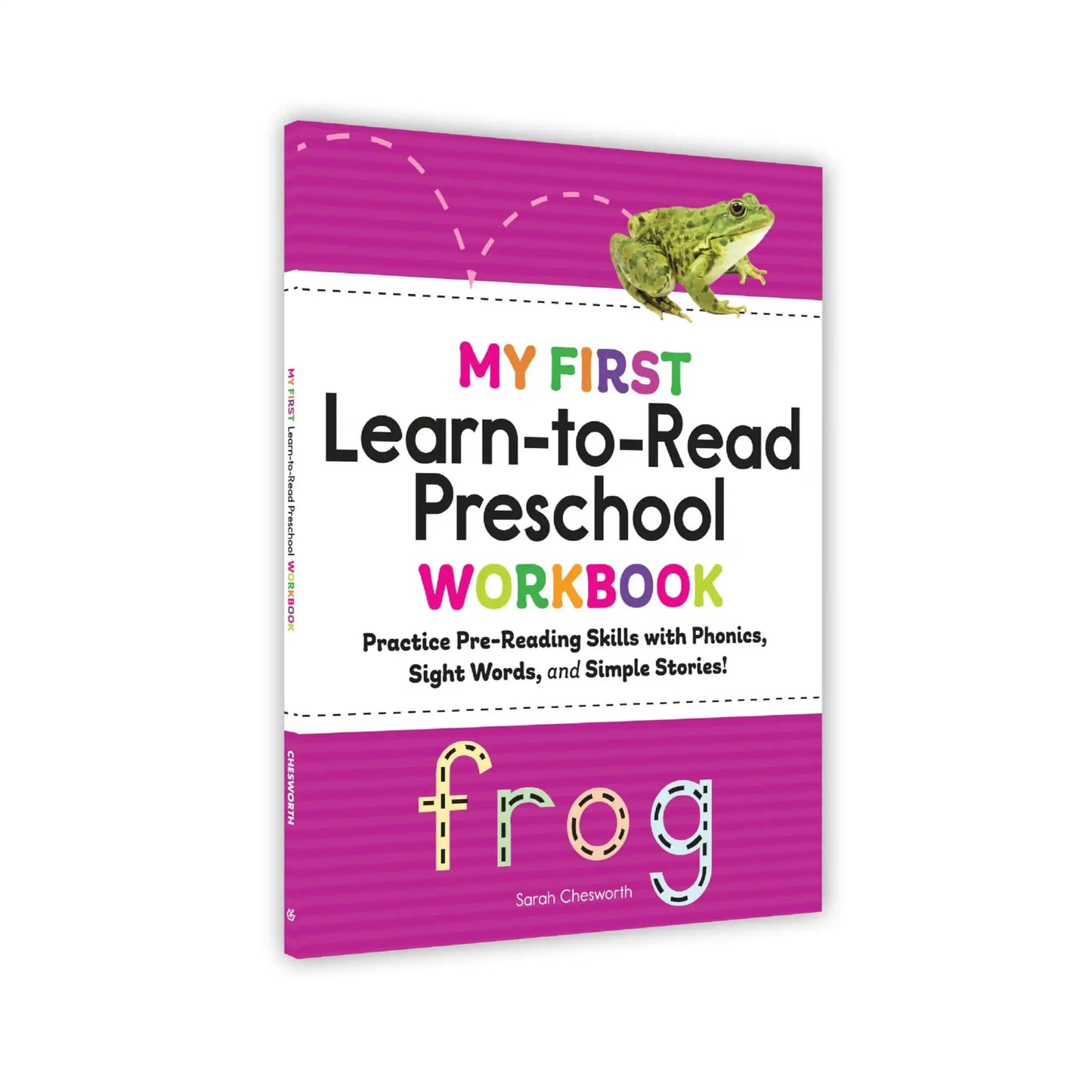 My First Learn-To-Read Preschool Workbook: Practice Pre-Reading Skills With Phonics, Sight Words, An