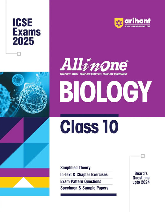 Arihant Aio Icse Biology Bk 10 (2025)