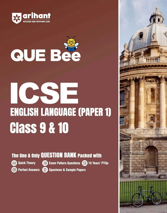 Arihant Que Bee Icse English Lang Bk 9/10