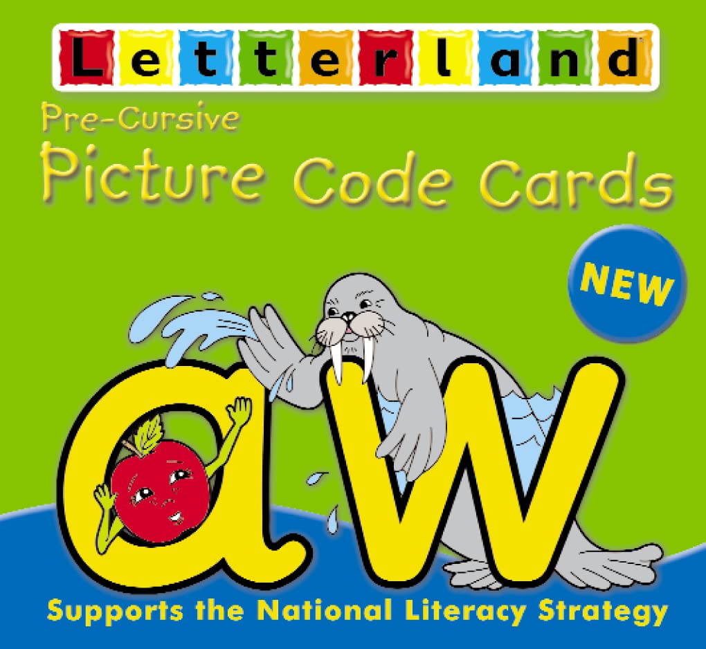 New Pre-Cursive Picture Code Cards