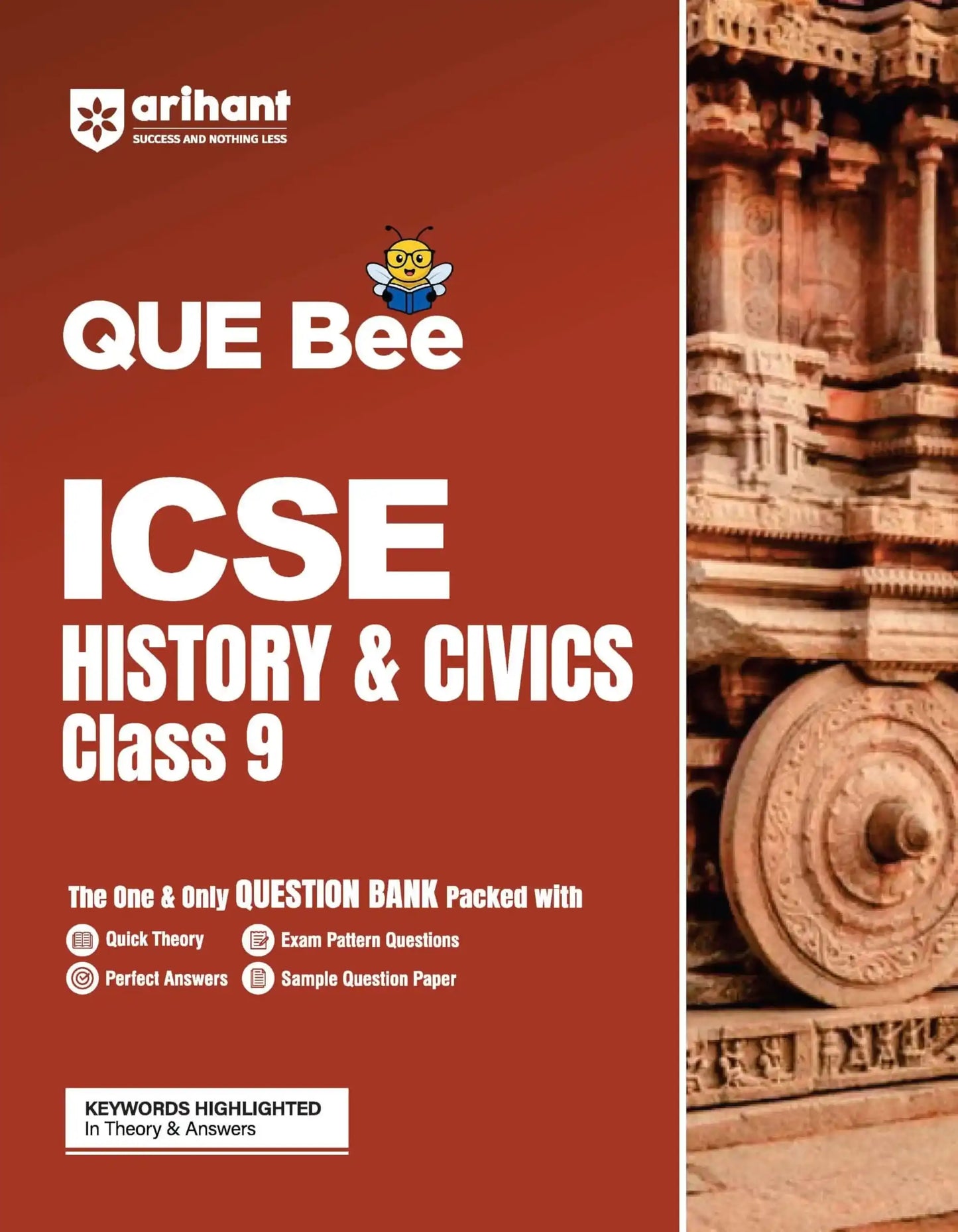 Arihant Que Bee Icse Hist & Civics Bk 9