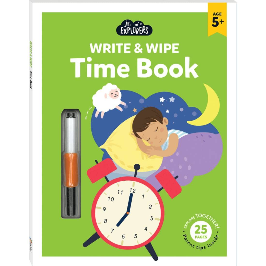 Junior Explorers Write And Wipe: Time Book