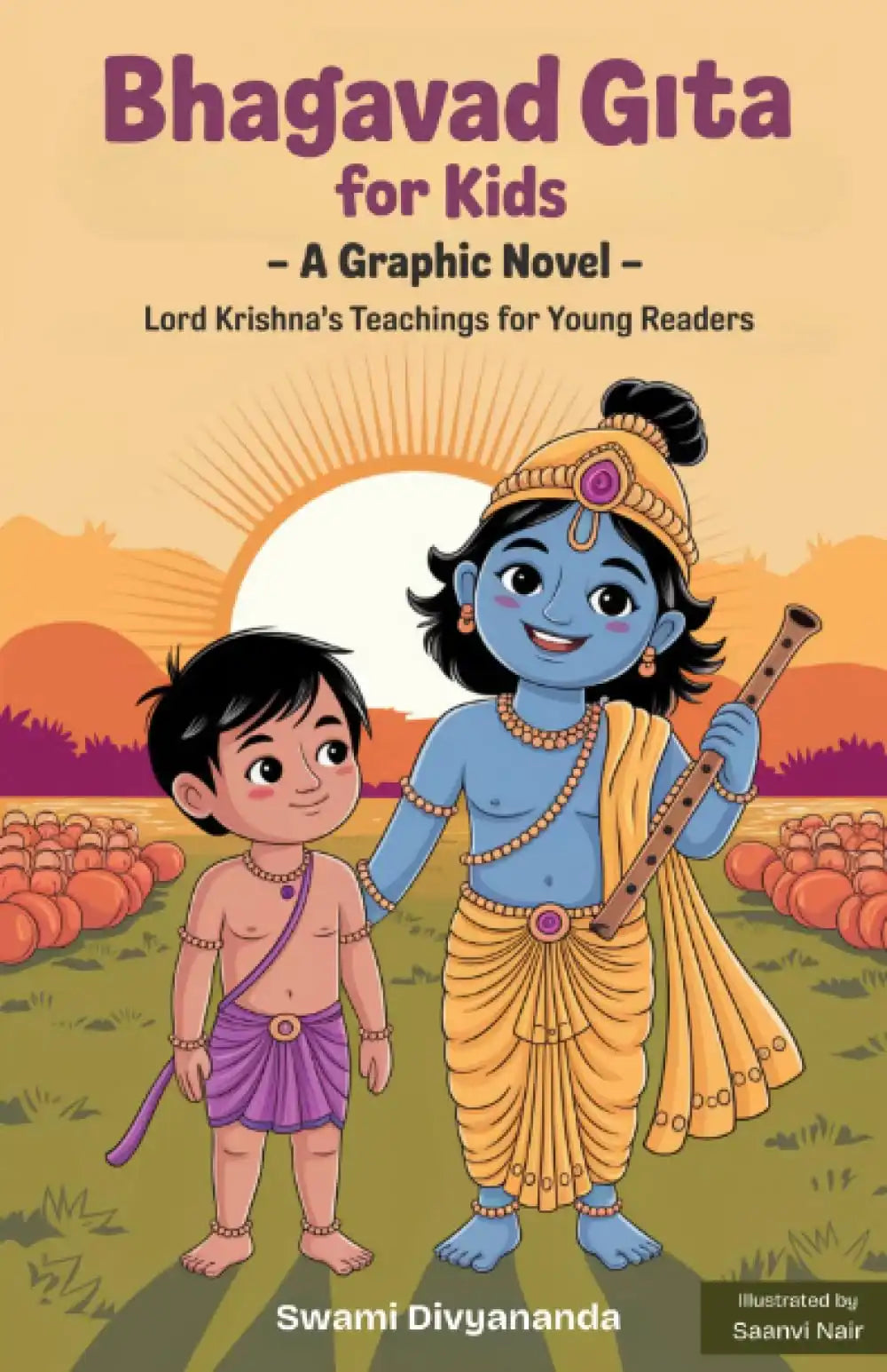 Illustrated Bhagavad Gita For Kids: A Graphic Story Of Lord Krishna’S Teachings