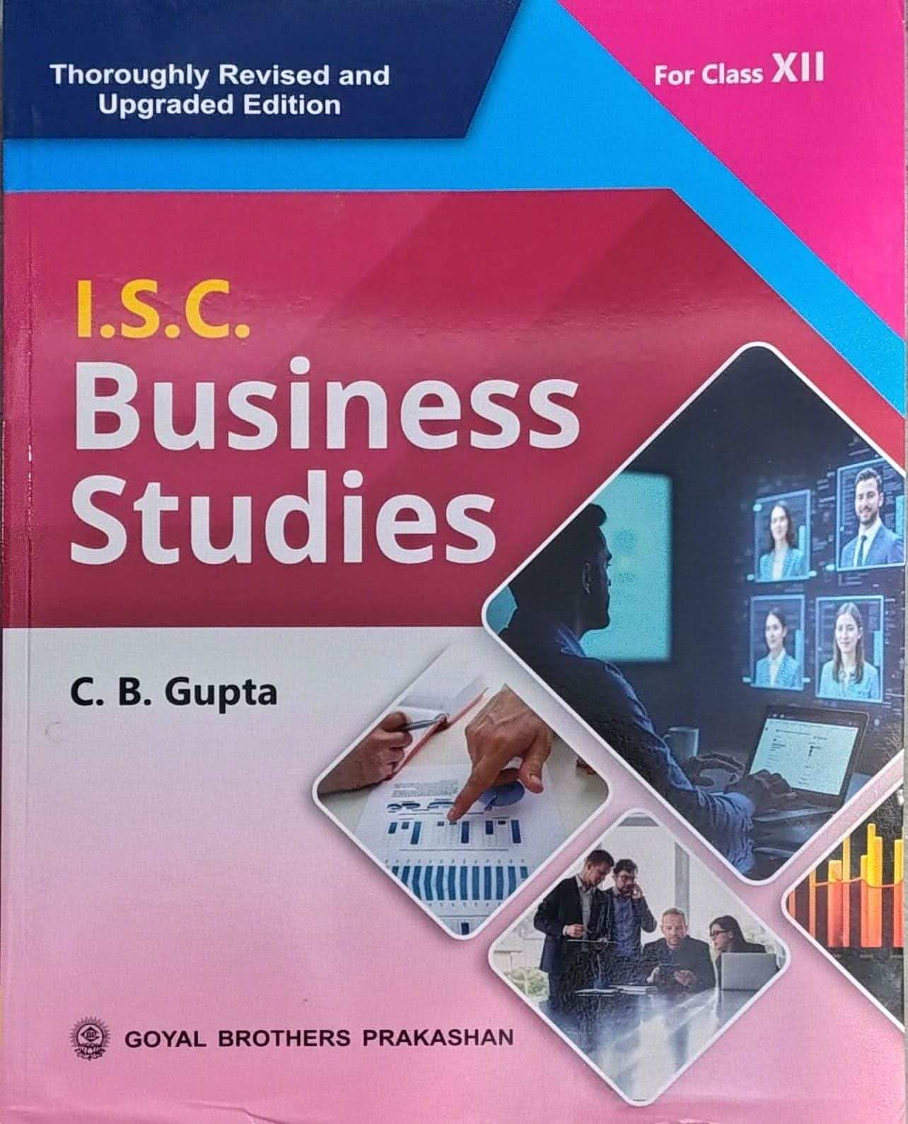 Gbp Isc Business Studies Bk 12 (2026)