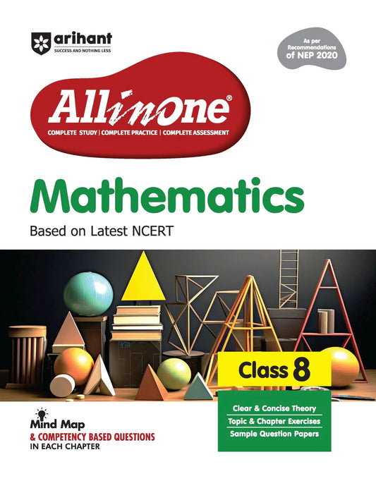 Arihant Aio Maths Bk 8 [2026]