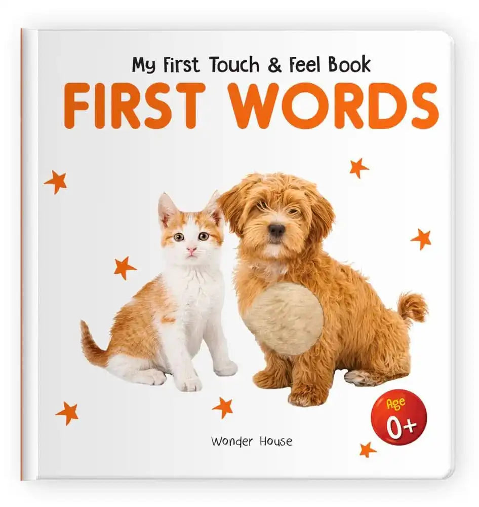 My First Book Of Touch And Feel - First Words : Touch And Feel Board Book For Children