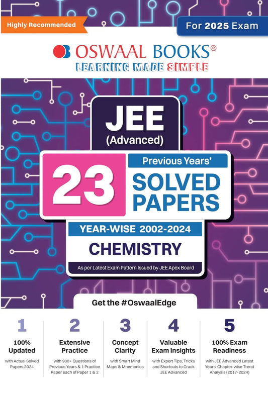 Oba Jee Advance Chemistry 23 Yrs Solved Paper (2025)