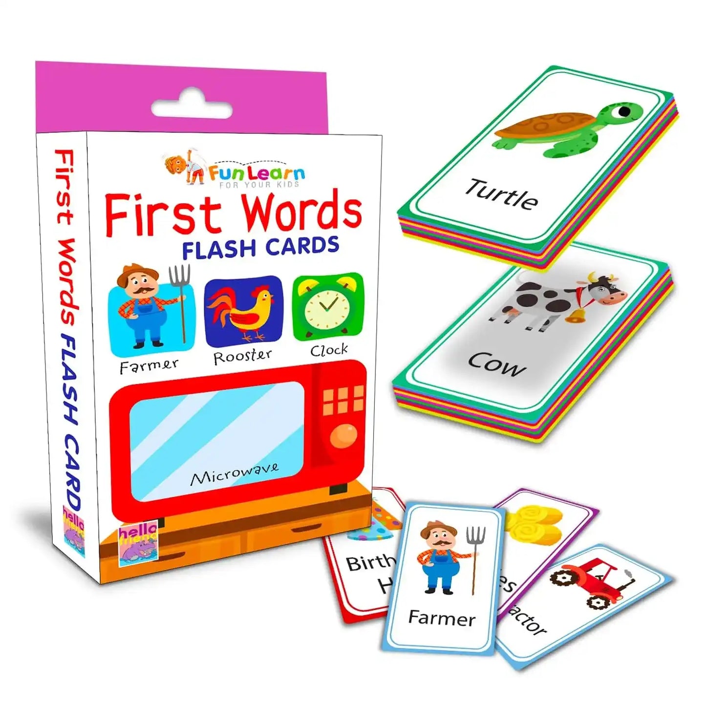 First Words 30 Flash Cards Box