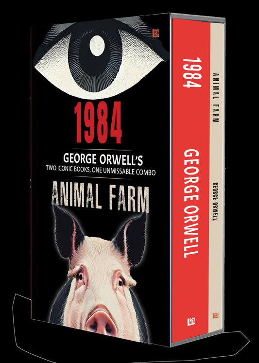 The Essential George Orwell Box Set of 2 Books [Premium Paperback] 1984 George Orwell & Animal Farm by George Orwell | Political Books | Classic Literature Books | Fiction Novels | Modern Classics
