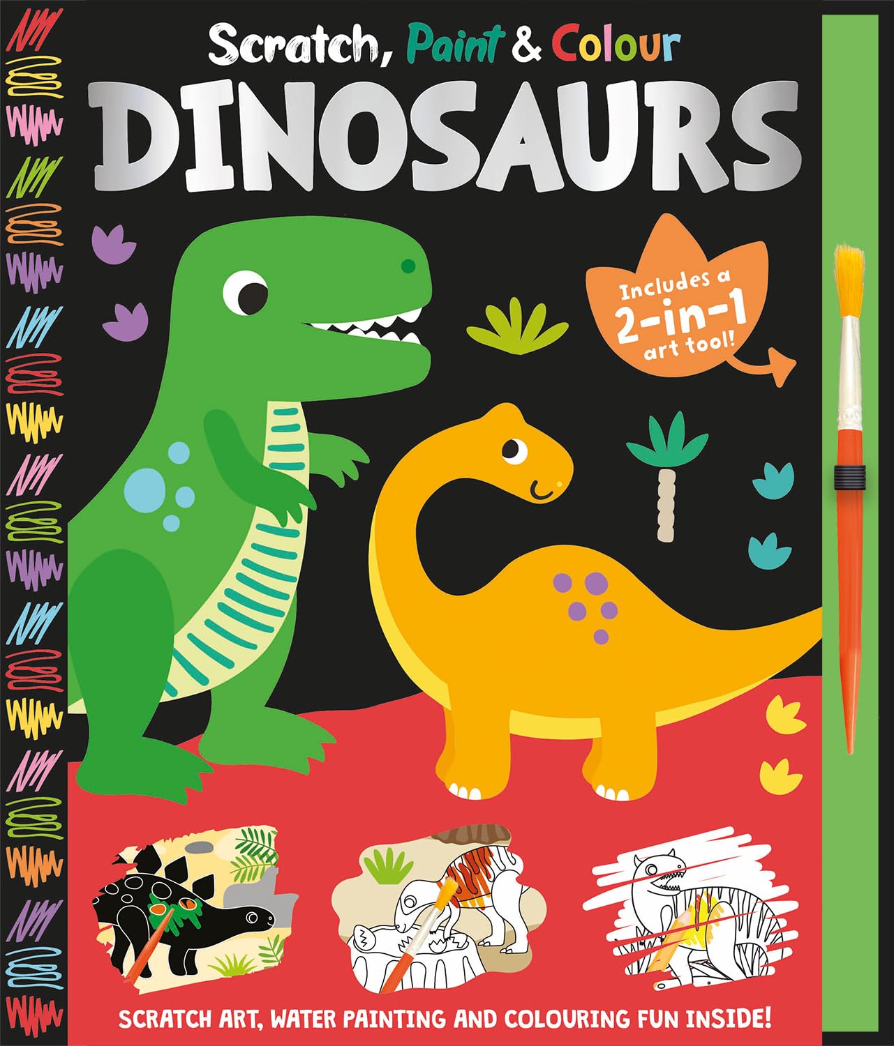 Scratch Paint & Colour-Dinosaurs