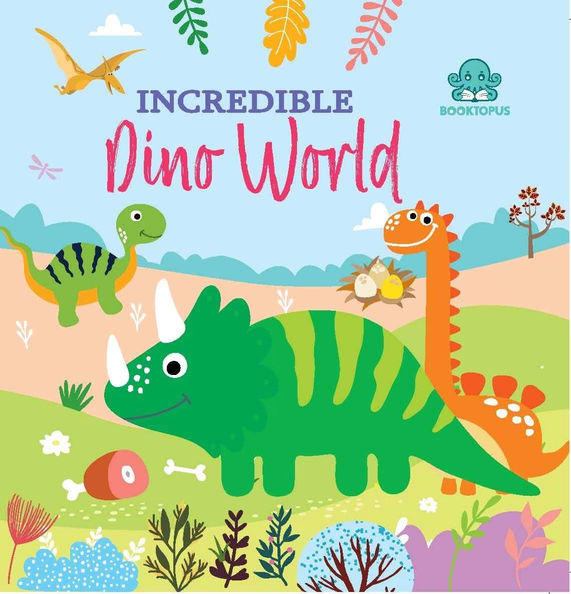 Incredible Dino World Tail Board Book